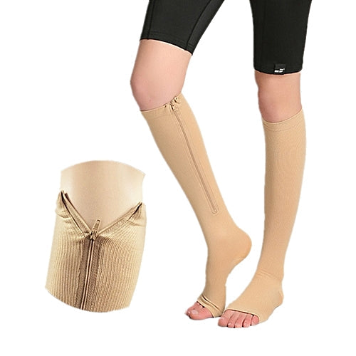 1 paire de chaussettes de compression Zip Sox