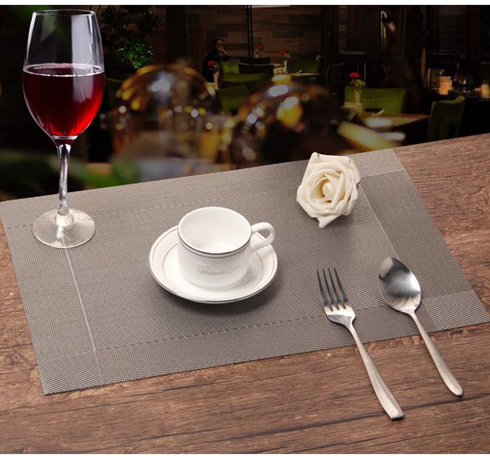 4 ps-Sous-verres pour napperon de Table Rectangle