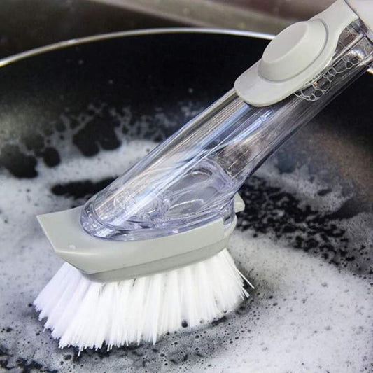 Brosse de nettoyage avec Distributeur de savon